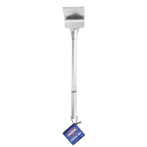 Kingsford Charcoal Rake for Grill and Smoker Stainless Steel Coal Tool for Moving Briquettes and Lump Charcoal Rust Resistant BBQ Fire Management Accessory 21 Inch Handle 4 Inch Head
