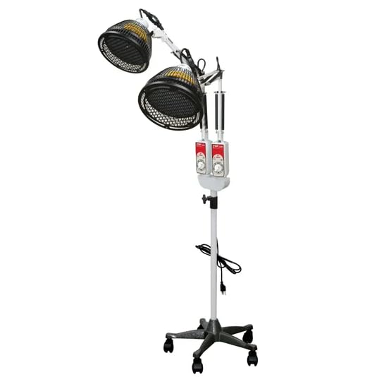 Image of Wabbo TDP Heat Lamp - 6.75 inch Dual Head, Large Head TDP Lamp - Relief for Joint Pain and Muscle Aches, Increases Blood Flood - Manual Timer