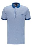 Número de botones: 3 BOSS Paule 4 Camisa de Polo, Azul, M para Hombre