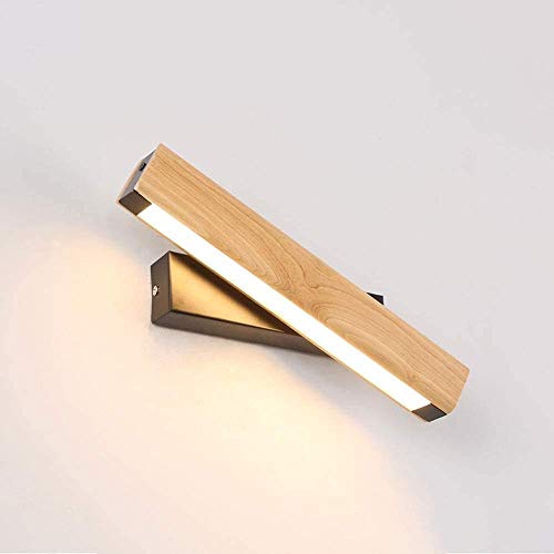 Aplique de pared de madera y metal de diseño geométrico minimalista 2