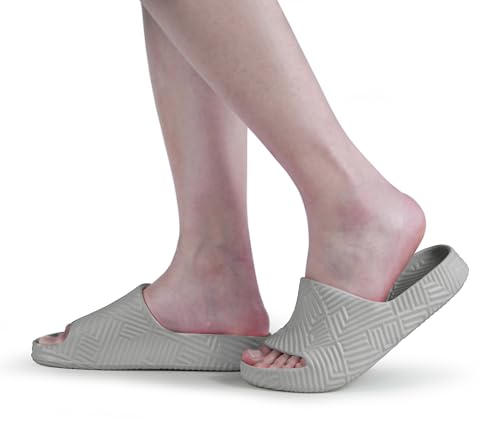 Image of Weweya Slides for Women and Men - Bathroom Shower Shoes - Non Slip House Slippers - Lightweight Beach Sandals