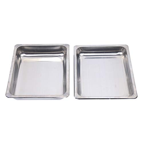 Fetcoi 6L Rechteckig Chafing Dish Speisenwärmer mit Griff Buffetwärmer aus Hochglanzpoliert Edelstahl Wärmebehälter für… – Bild 7