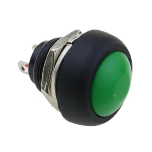 Pulsador momentáneo PBS-33B con reinicio automático de 12mm y 12V para control eléctrico suave