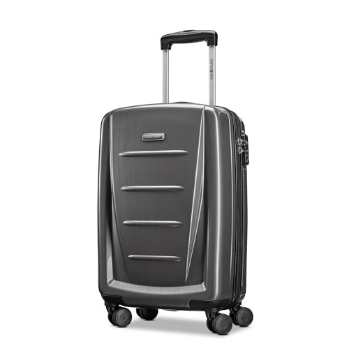 Image of Samsonite Winfield 2 Hardside Expandable Luggage with Spinner Wheels, Charcoal, 3-Piece Set (20 /24 /28)
