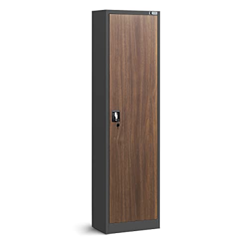 Jan Nowak Aktenschrank Büroschrank Metallschrank Lagerschrank 4 Fachböden Flügeltür Drehgriff Pulverbeschichtung Metall 185 cm x 45 cm x 40 cm (Anthrazit-Holzoptik) Jan Nowak Aktenschrank Büroschrank Metallschrank Lagerschrank 4 Fachböden Flügeltür Drehgriff Pulverbeschichtung Metall 185 cm x 45 cm x 40 cm (Anthrazit-Holzoptik)
