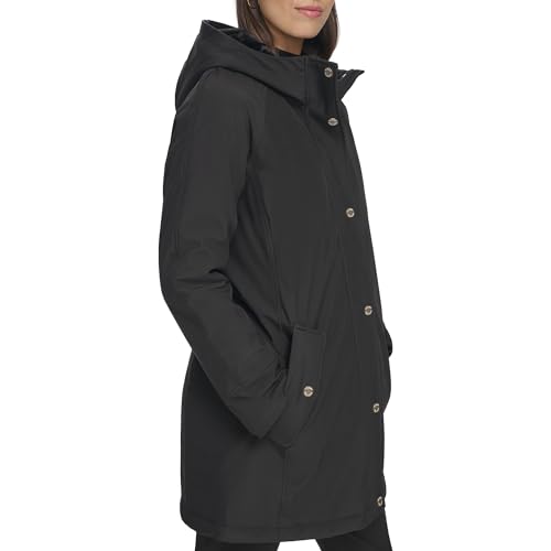 Tommy Hilfiger Women's Hooded Aline Soft Softshell Rain Coat3