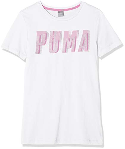 Preisvergleich Produktbild PUMA Mädchen Style Graphic 1 T-Shirt, White, 152