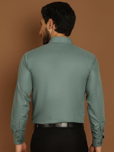 Image of Indian Needle Men's Solid Regular Fit Shirt