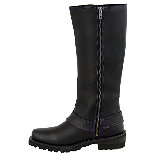 Image of Milwaukee Leather Women's Premium Leather Motorcycle Harness Boots Collection MBL - 8