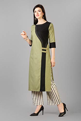 Image of EthnicJunction Women's Cotton Straight Kurta