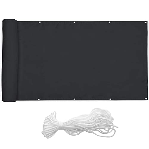 interGo Balkon Sichtschutz Balkonverkleidung Balkonumspannungen Blickdichte...