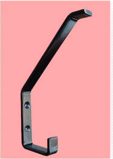 Brahmaji Helmet Holder Keys Jacket Hook Wall mountable Laptop Bag mask Umbrella Helmet Hanger Hook (Black) Special Edition Extra Safe 2022 Model Pack of 3