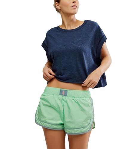 Free People Women's My Time Tee, Midnight Navy Large