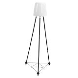 Metalowa Lampa Podłogowa na Energię Słoneczną, Wodoodporna Zewnętrzna Lampa Podłogowa IP54 o Trójkątnej Strukturze, Zewnętrzne Latarnie Zasilane Energią Słoneczną Łatwy Montaż na Patio w Ogrodzie Deko
