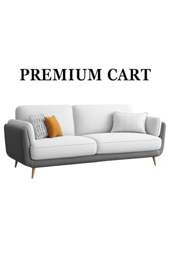 Image of Velvet Contemperory Sofa Couch with Cushion Chaise Lounge Sectional Perfect for Living Room & Bedroom Guests Home & Office (Grey & Light Grey)