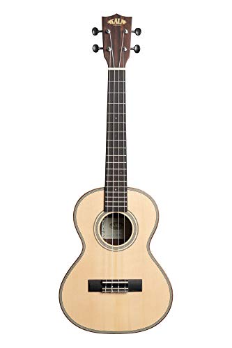 Kala KA-SSEBY-T – Epicéa massif et ébène – ukulele tenor (+ housse) - Les Beatles, Paul McCartney, John Lennon, RIngo Starr, George Harrison Kala KA-SSEBY-T - Epicéa massif et ébène - ukulele tenor (+ housse)