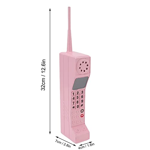 Modelo de teléfono celular antiguo rosa con acabado estable duradero 8