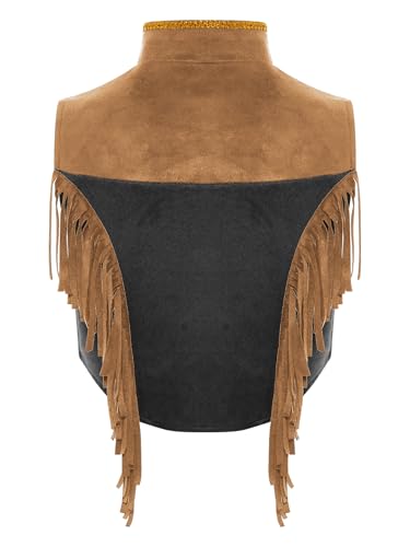 Kids Western Vest Sleeveless Mock Button Down Waistcoat for Girls Boys Cowgirl Outfit2