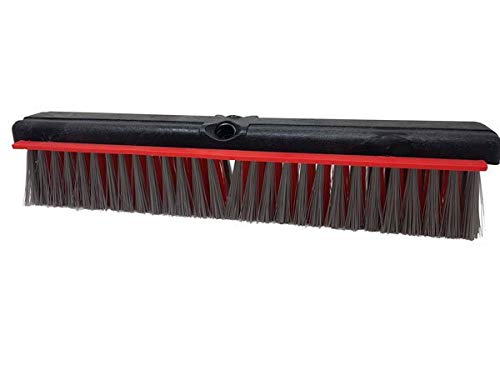 Clim Profesional Cepillo de barrendero 2 en 1 con Mango y haragán. Cepillo Grande para Barrer Que Dispone de haragán recogeaguas. Válido Tanto para Barrer como para Recoger líquidos