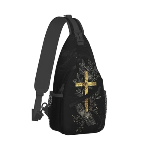 Jesus Sling Backpack,Fashion Shoulder Bags Adjustable Crossbody Chest Bag for Women Men Travel Hiking Daypack2