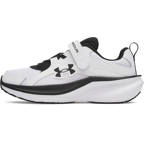 Under Armour Boys Pre School Charged Assert 11 Alternate Closure (100) White/Black/Black 1 US