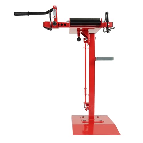 ALMULOO Universal Tire Spreader for Tire Repair Manual Car Small Truck Tire Spreader Steel Powder Coated Red+Silvery