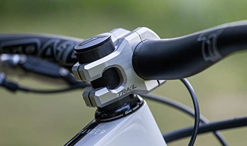 Trail One Components The Rockville Stem - Made In California Clear Ano - 35Mm Clamp 40Mm Length #TOP2