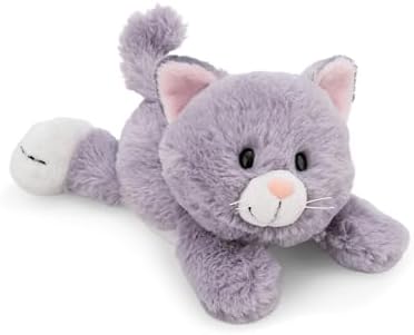 NICI Kuscheltier Katze 20cm - grau - Weiches NICI Plüschtier – niedliches Stofftier zum Kuscheln & Spielen – tolle Geschenkidee für Kinder & Erwachsene - 62143