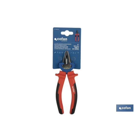 Alicate universal 1000 V aislados de acero cromo vanadio 09600301
