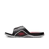 Jordan Men's Hydro IV Retro Black/Fire Red-Cement Grey (532225 060) - 10
