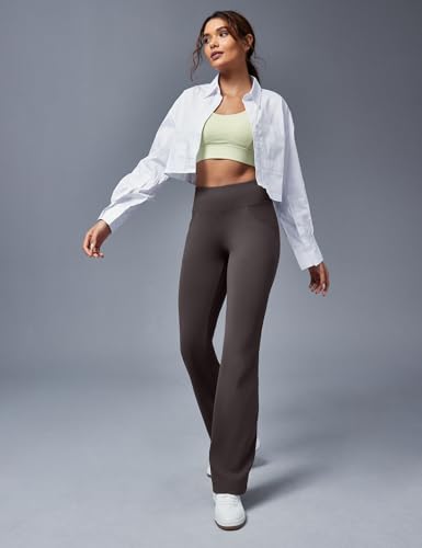 Image of Ewedoos Yoga Pants Women Flare Leggings for Women with Pocket Work Pants