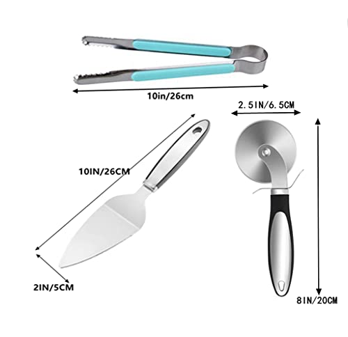 Universal Stainless Steel Grill Top Pizza Oven Kit With Pizza Stone Pizza Peel Pizza Cutter Pizza Shovel For Most Gas Grills Flat Top Grills Griddles Firepit- Set Of 7 Pizza Baking Pizza Accessories #TOP2