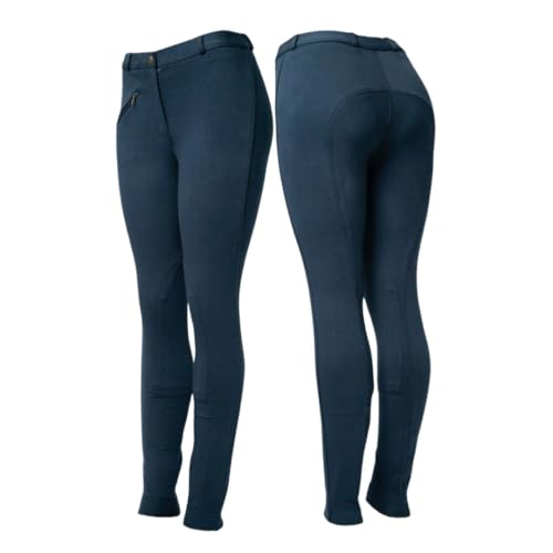 Jodhpurs Jodphurs Jods - Pantalones De Equitación Básicos Para Mujer, Azul Marino, 42 Jodhpurs Jodphurs Jods - Pantalones De Equitación Básicos Para Mujer, Azul Marino, 42