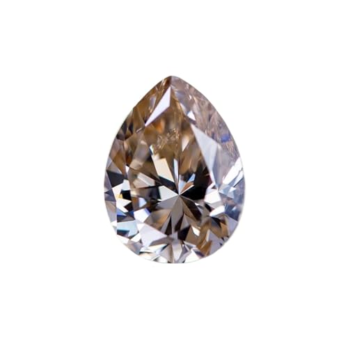 Moissanite champagne pour fabrication de bijoux et bagues de fiançailles uniques