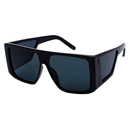 JiXuan Oversize Occhiali da sole rettangolari Uomo...