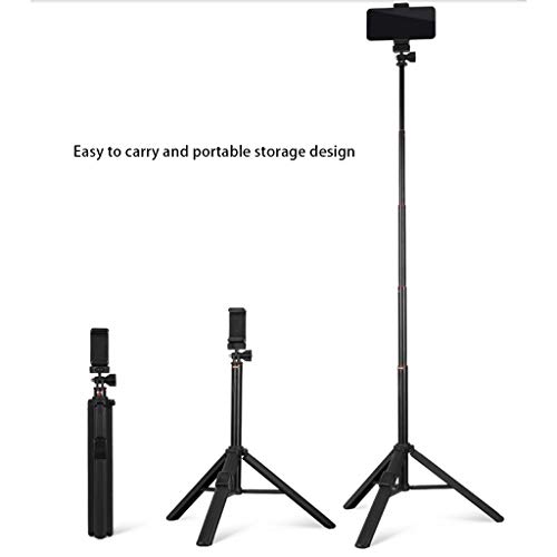 QIAOLI Videokamera-Stativ, Selfie-Stativ, tragbares multifunktionales Handy-Stativ mit Bluetooth-Fernbedienung und… – Bild 4