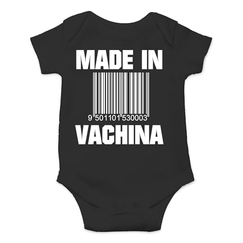 Image of AW Fashions Made in VaChina Baby Bodysuit Funny Cute Baby Girl Clothing or Boy Outfit Infant Romper