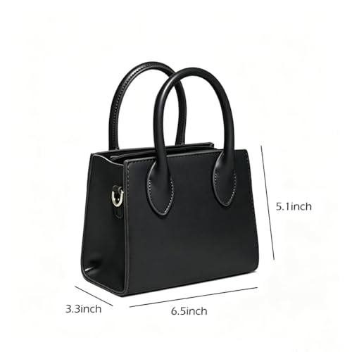 Image of Small crossbody tote bags for women faux leather cute clutch mini purses and handbags