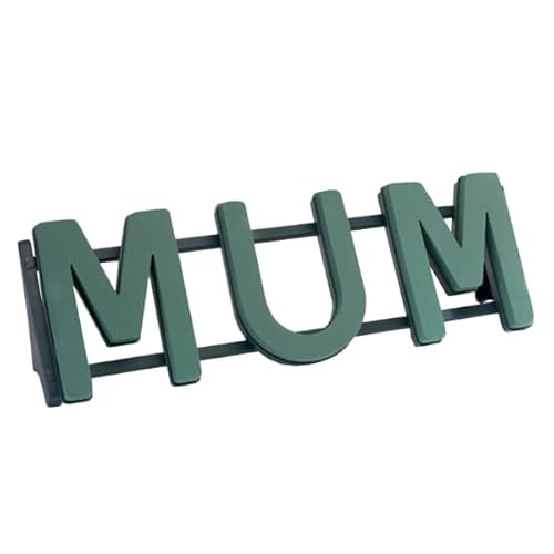 Oasis Foam (Spicer Designs) Floral Tribute Mum Frame, Letters with Stand Attached.