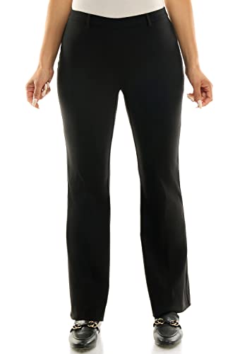 Zac & Rachel Women's Slim Leg Pants with Flared Opening Bottom2
