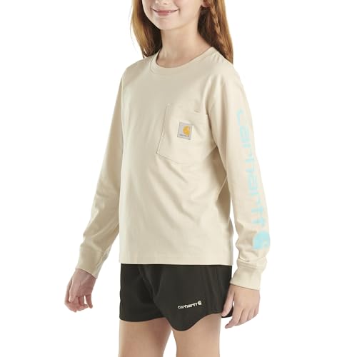 Image of Carhartt Girls Long-Sleeve Pocket Tee T-Shirt