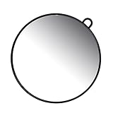 Beatifufu バックミラー 持ち運び 手持ちミラー 丸型 化粧鏡 理髪店用 高解像鏡面 軽量 家用 日常使い