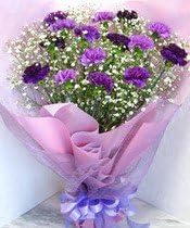 唯一青いカーネーション花束60本 花言葉などもありプレゼントにピッタリ 飯塚生花店 フラワーアレンジメント 通販 Amazon