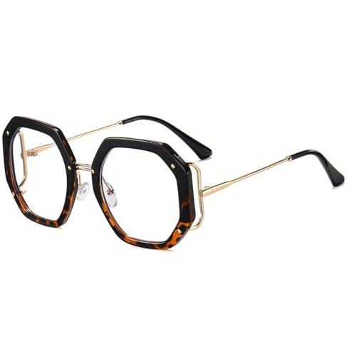 Lunettes de soleil rondes pour femmes et hommes style demi-monture noire