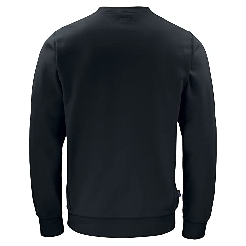 Sweat gris homme S pull sport casual col rond vêtement mode - 6