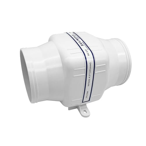 Image of 3 inch in-line Marine Bilge Air Blower 12V 130CFM Centrifugal Bilge Fan