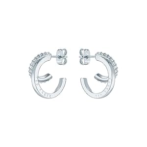 Ted Baker Helias Double Hoop Crystal Earrings for Women