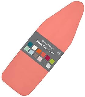 Encasa Ironing Board Covers (125 x 39 cm) Elastic Tightening with Thick 4 mm Felt Padding, Easy Fit, Scorch Resistant, Plain Colors- Beige