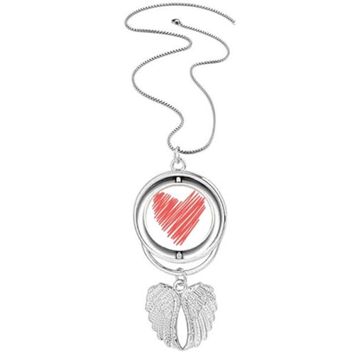 Collier cœur graffiti Saint-Valentin pour surprendre votre partenaire avec un bijou unique
