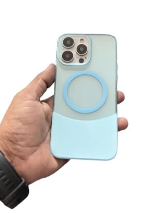 Image of Back Cover Case for iPhone 14 Shockproof Protective Versatile Detachable Mag-Safe Case(Blue)
